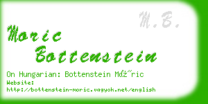 moric bottenstein business card